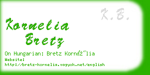 kornelia bretz business card